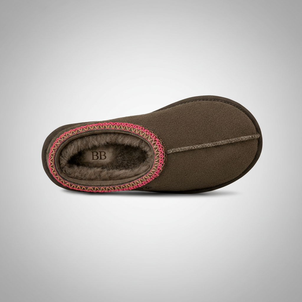 Tasman II Suede Slip On Platform Slipper