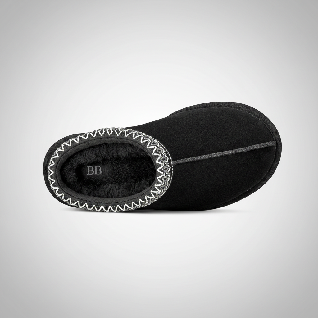 Tasman II Suede Slip On Platform Slipper