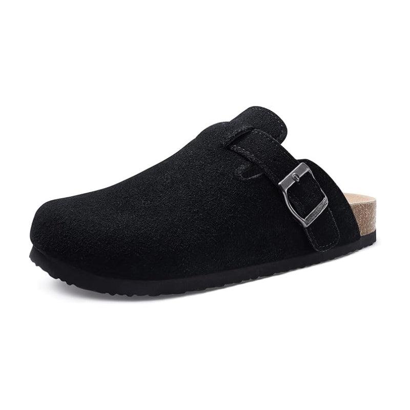 Women Clogs With Cork And Adjustable Buckle - The Boston Boots