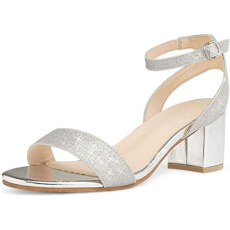 Open Strap Block Sandals-The Boston Boots