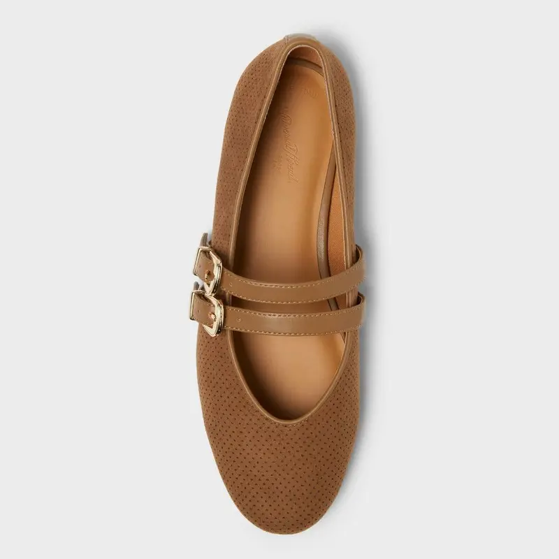 Casual Mary Jane Flats Shoes With Strap For Women