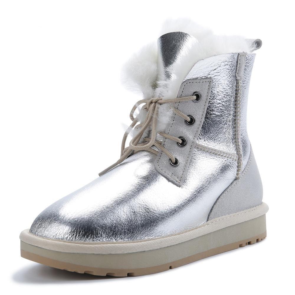 Short Ankle Casual Winter Snow Boots - The Boston Boots