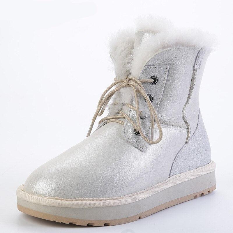 Short Ankle Casual Winter Snow Boots - The Boston Boots