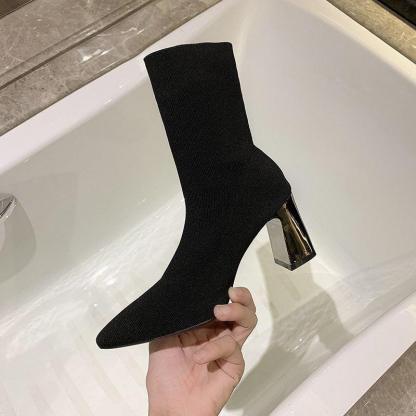 Heeled Chelsea Boots With Sleek Style And Supportive Platform Sole-The Boston Boots