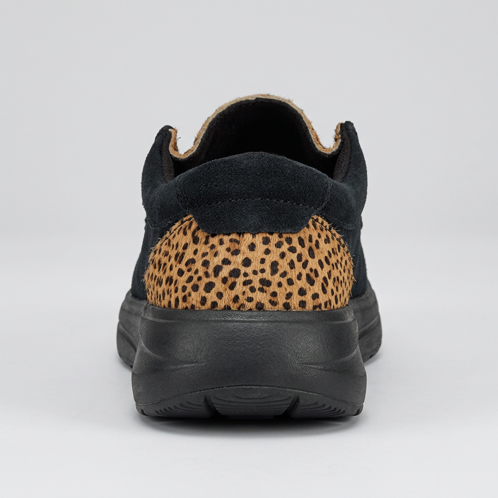 Luxe Comfort Animal Print Slip On Shoes For Women