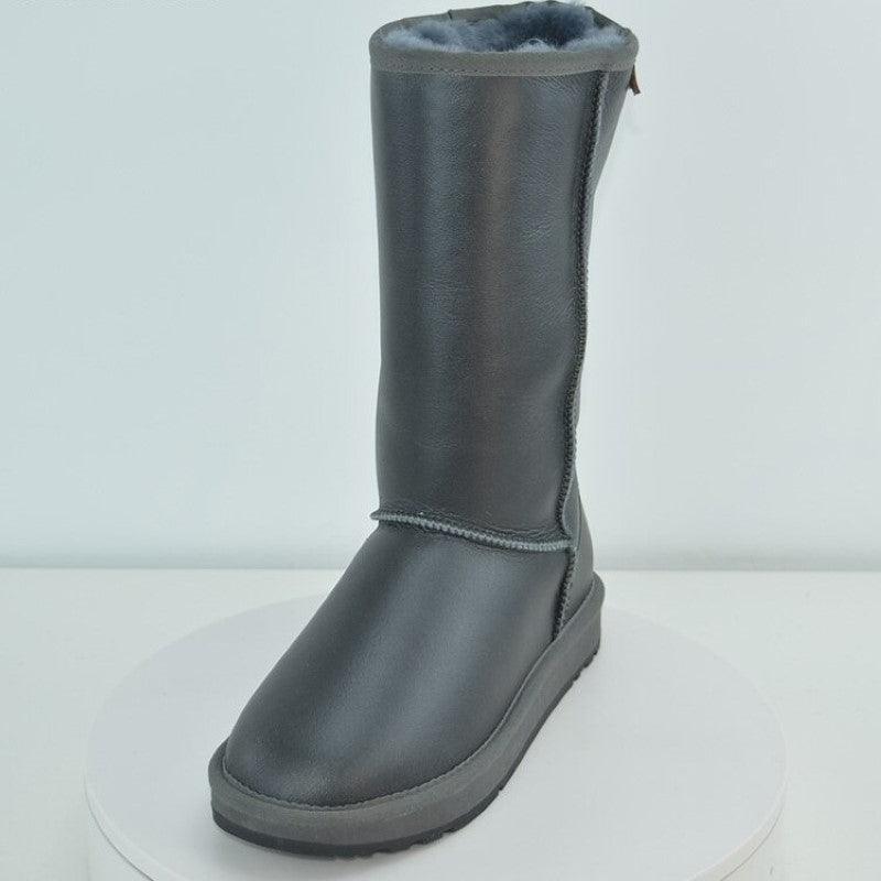 Casual Waterproof Women High Winter Snow Boots - The Boston Boots