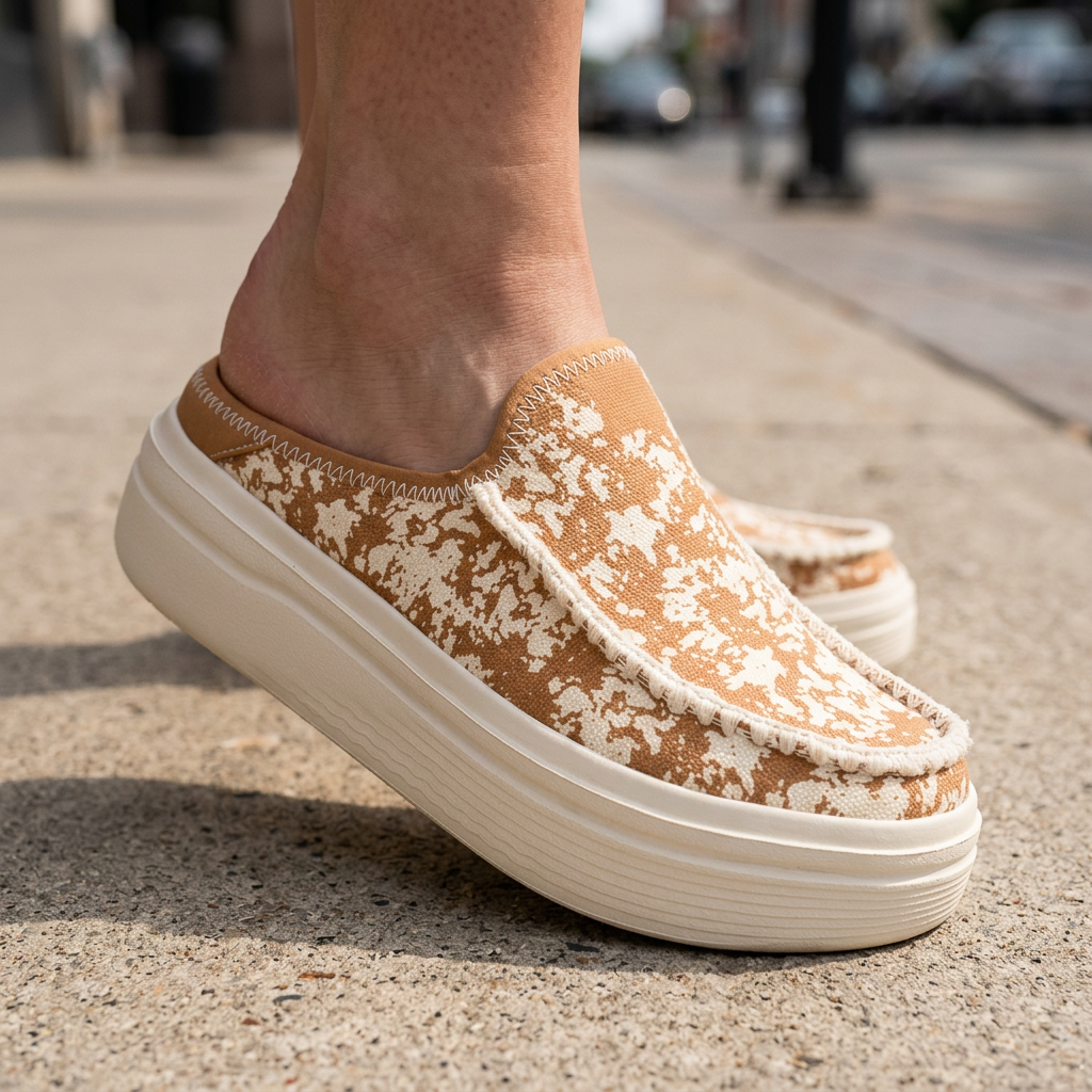 Tan / Multi - On-Foot