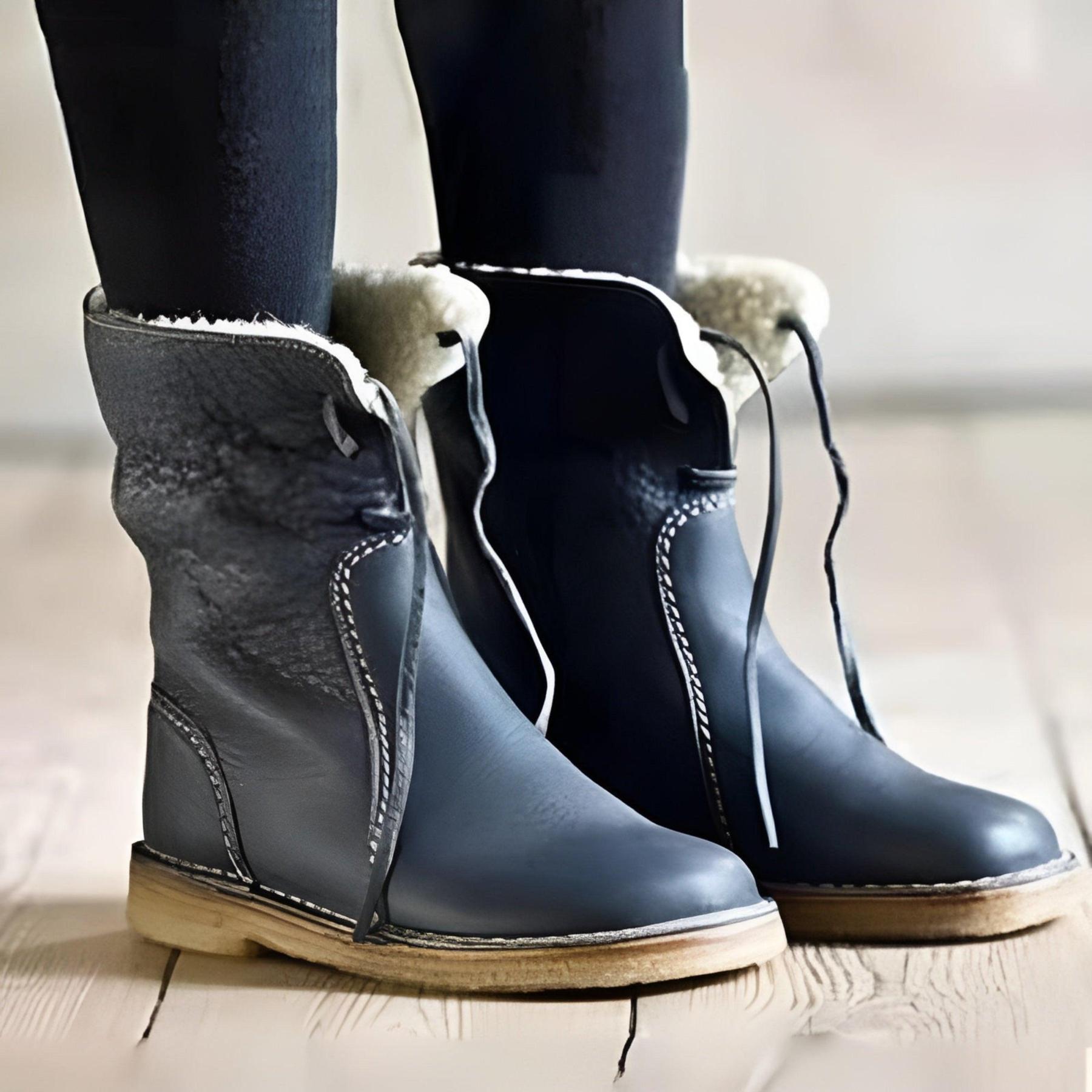 Bradford Leather Winter Boots-The Boston Boots