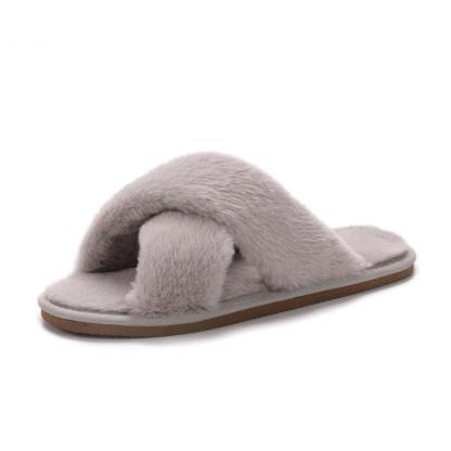Plush Fur Casual Winter Slippers - The Boston Boots