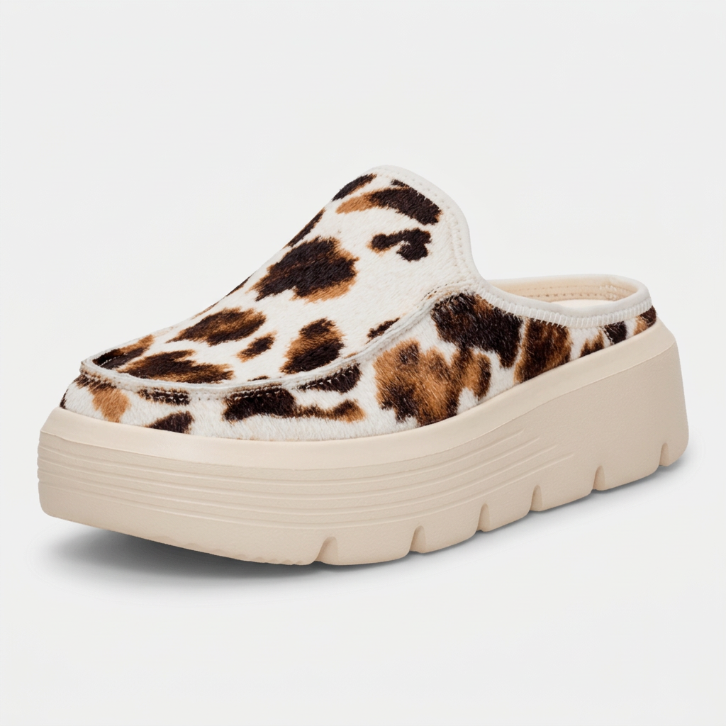 Ivory / Cow - 3/4 Front