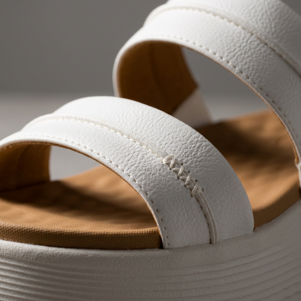 Women's Platform Slide Sandal with Memory Foam Straps