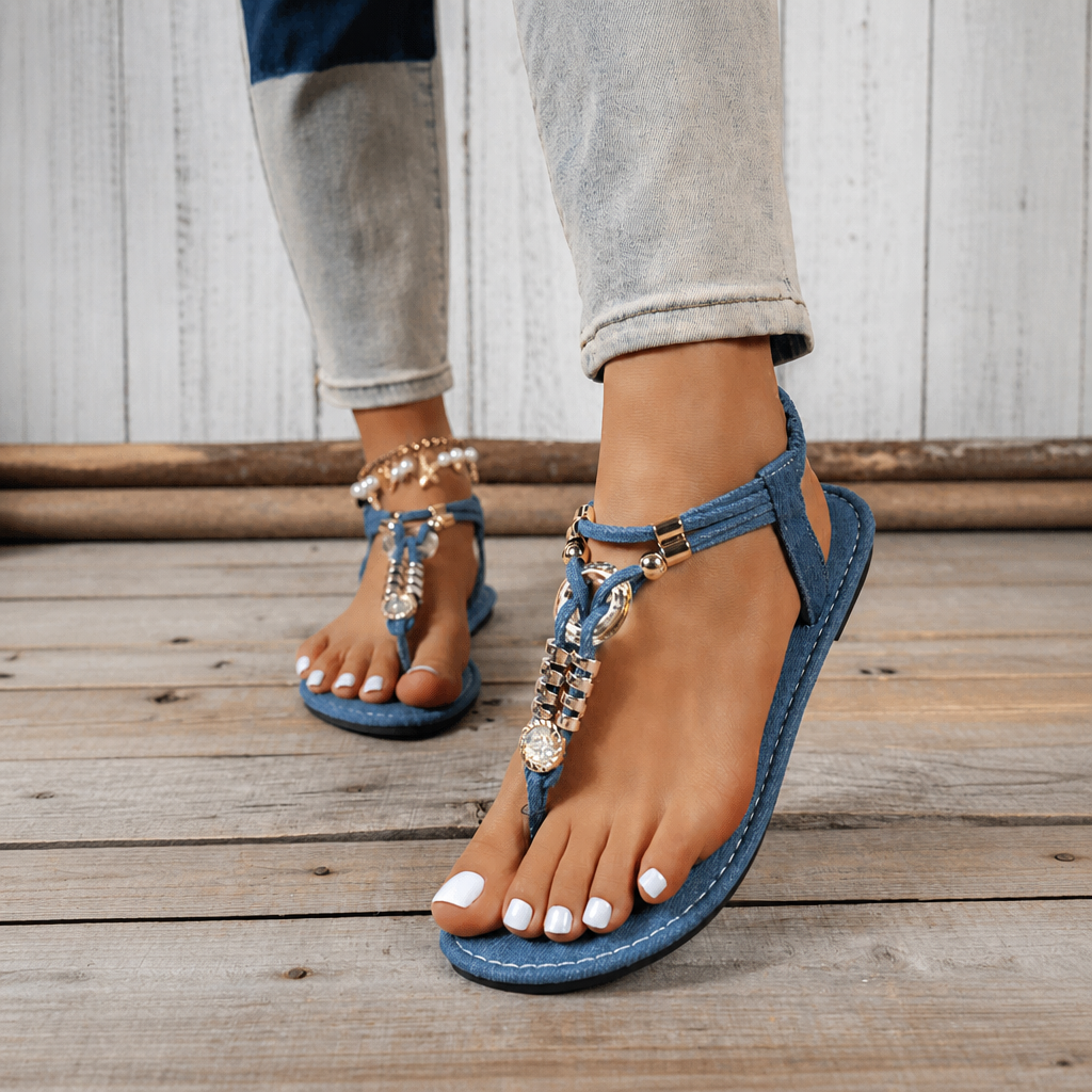Versatile Bohemian Style Flat Sandals For Women