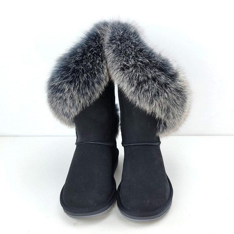 Fur Trimmed Winter Boots-The Boston Boots