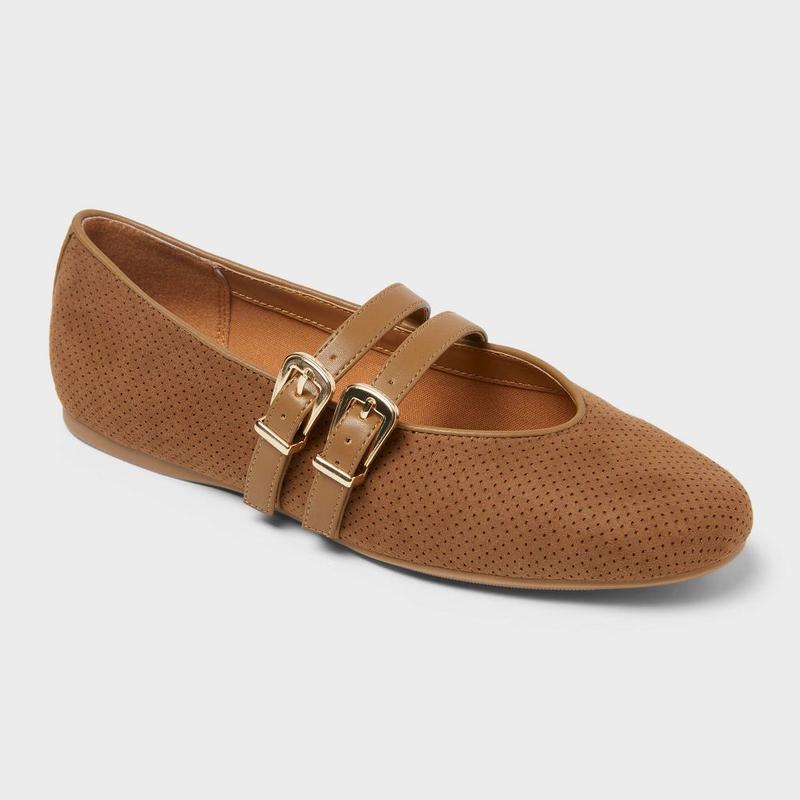 Casual Mary Jane Flats Shoes With Strap For Women