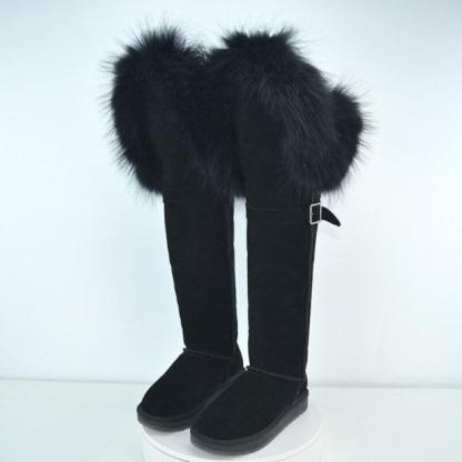 Leather Women Winter Snow Boots - The Boston Boots