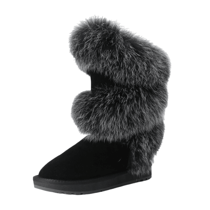 High Ankle Winter Snow Boots Waterproof Winter Boots-The Boston Boots