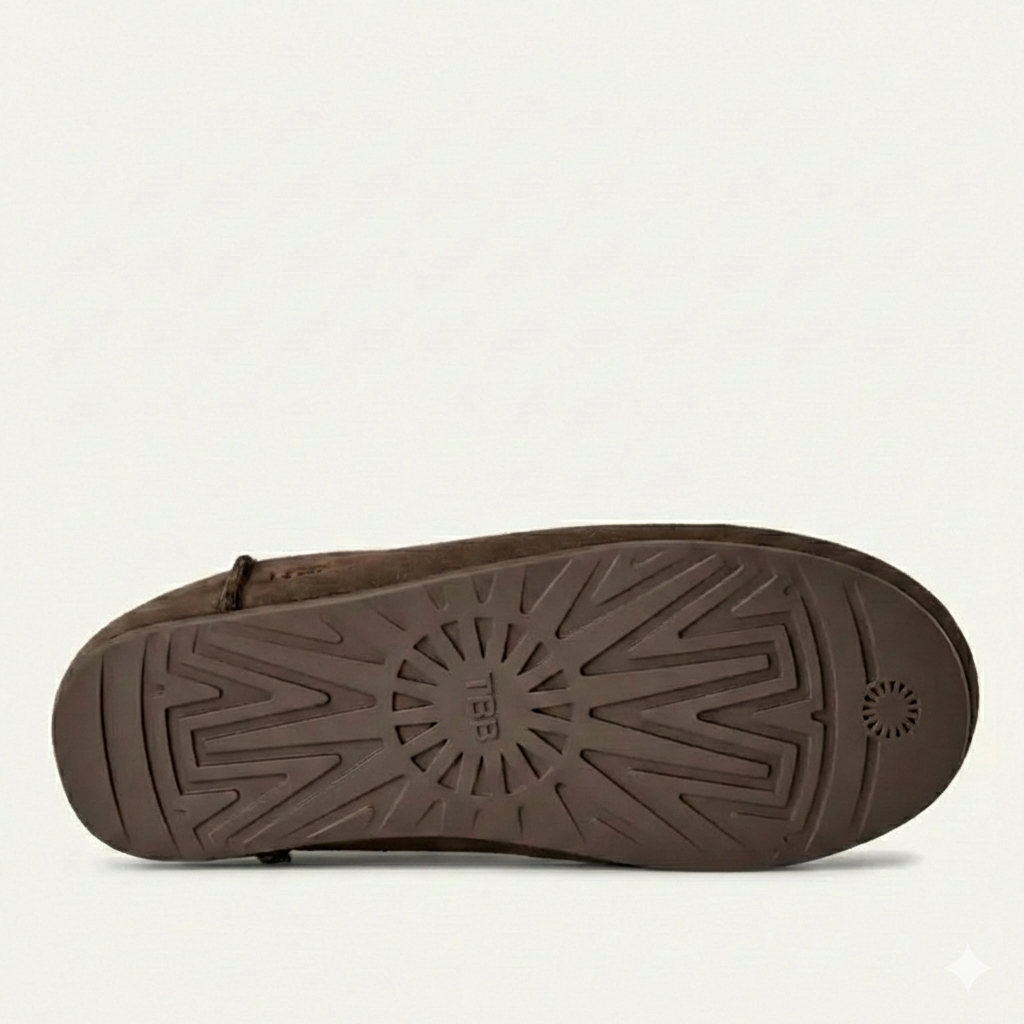 Elea Slip On Minimal Suede Slippers