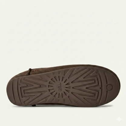 Elea Slip On Minimal Suede Slippers