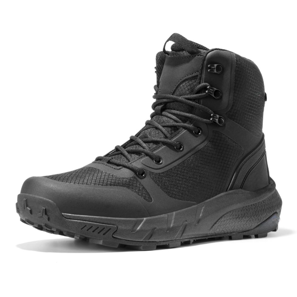 Tactical Boots Lightweight Comfortable All Day Work Boots With Side Zipper