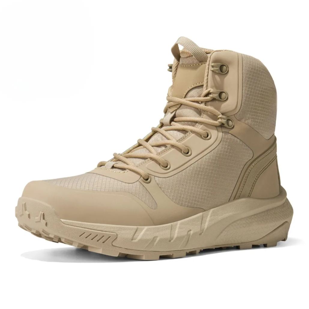 Tactical Boots Lightweight Comfortable All Day Work Boots With Side Zipper