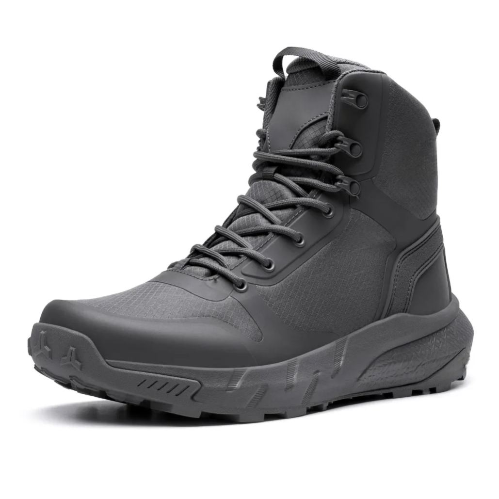 Tactical Boots Lightweight Comfortable All Day Work Boots With Side Zipper
