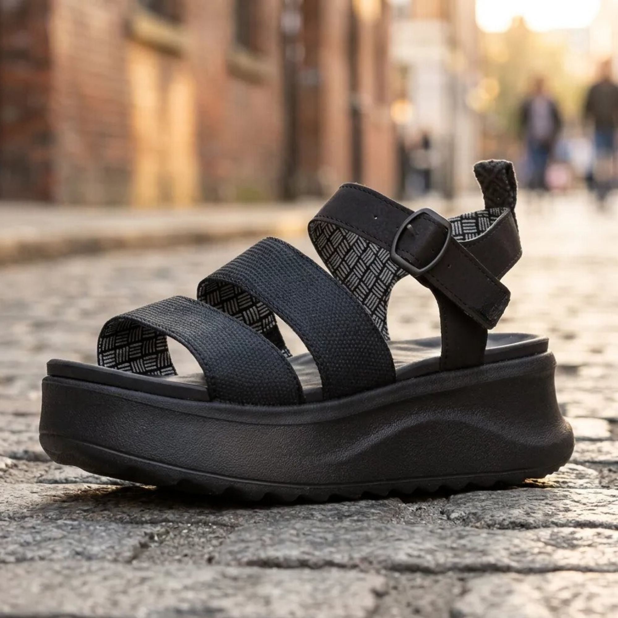 Classic Adjustable Buckle Strap Sandals For Women