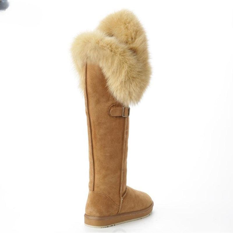 Over The Knee Winter Warm Shoes - The Boston Boots