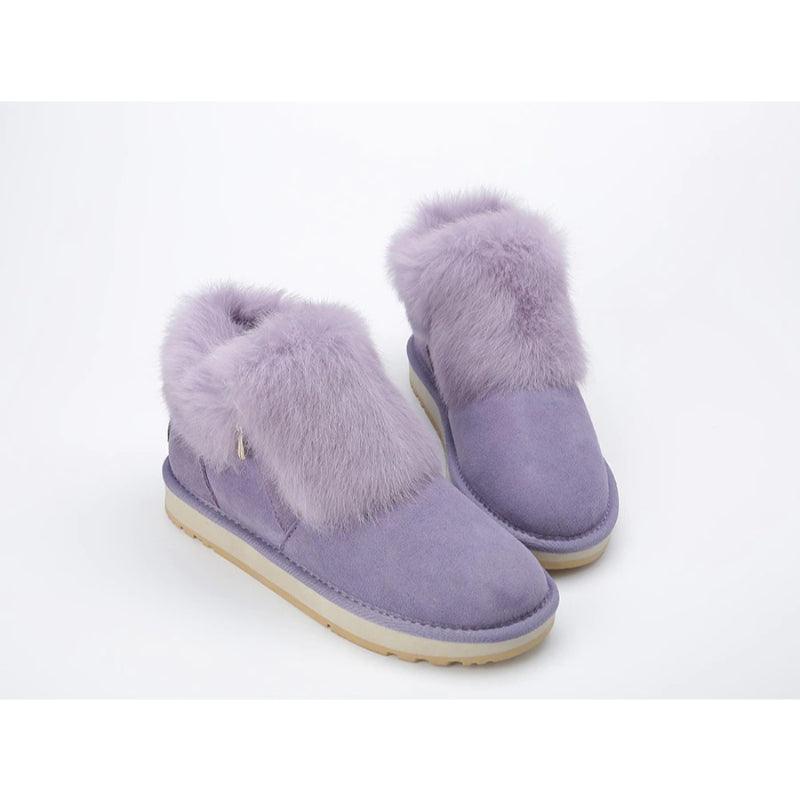 Plush Lined Design Short Ankle Warm Shoes For Everyday-The Boston Boots