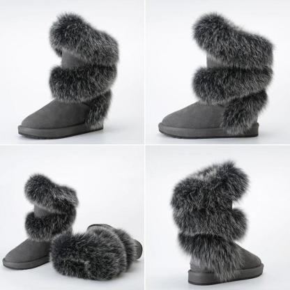 High Ankle Winter Snow Boots For Women - The Boston Boots