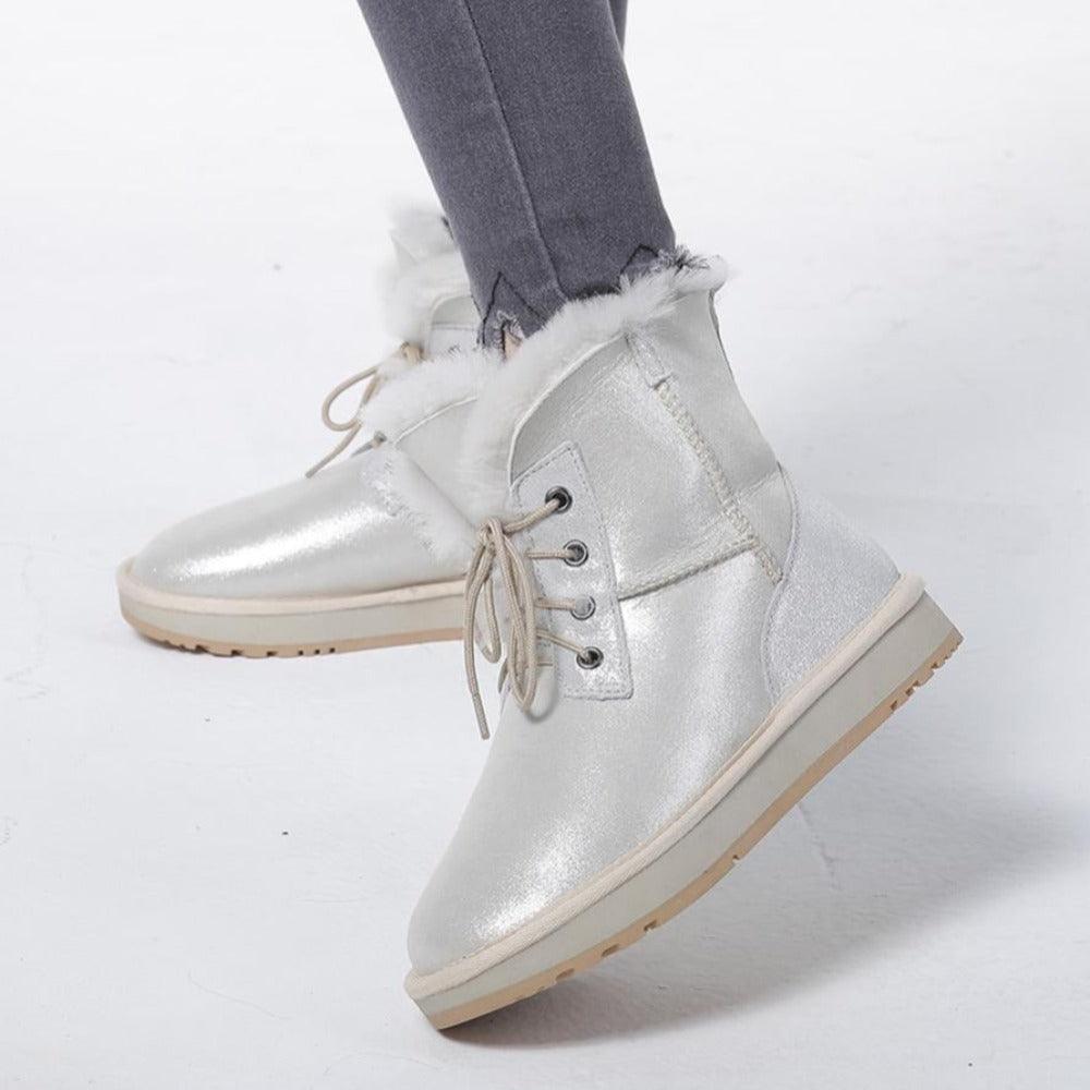 Winter Lined Snow Boots-The Boston Boots