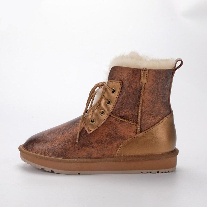 Short Ankle Snow Boots For Women - The Boston Boots
