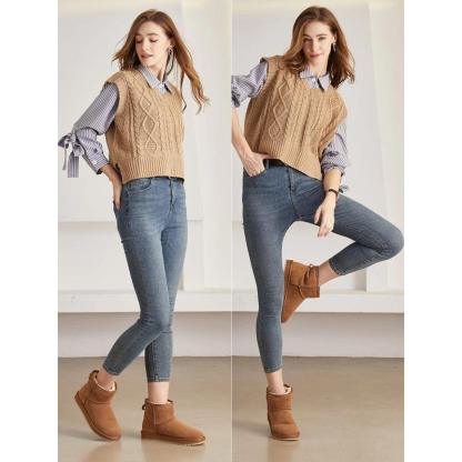 Women's Ankle Snow Boots - The Boston Boots