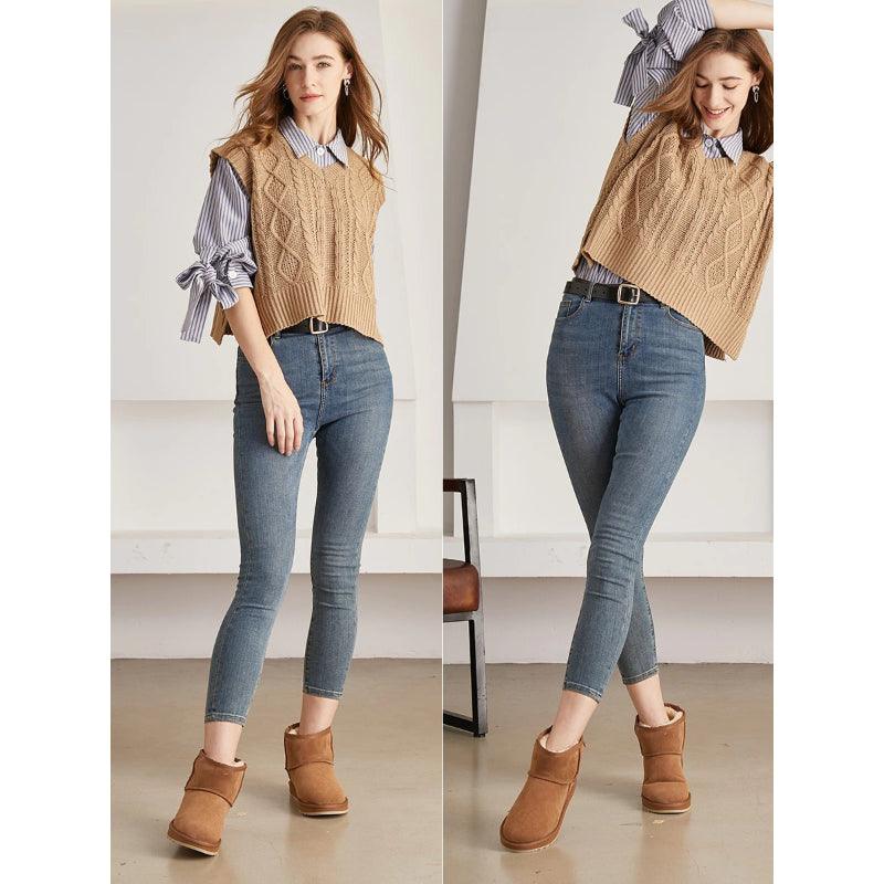 Ankle Height Snow Boots-The Boston Boots