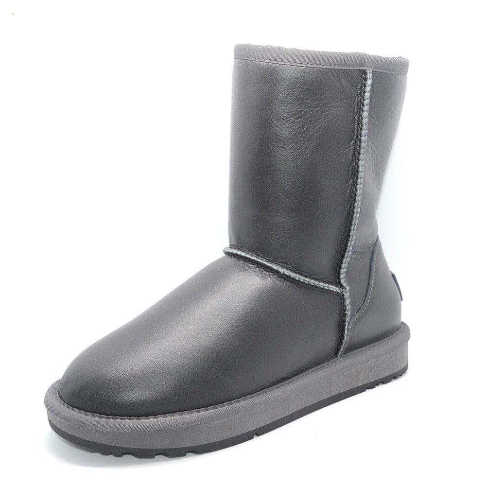 Mid Calf Snow Boots-The Boston Boots