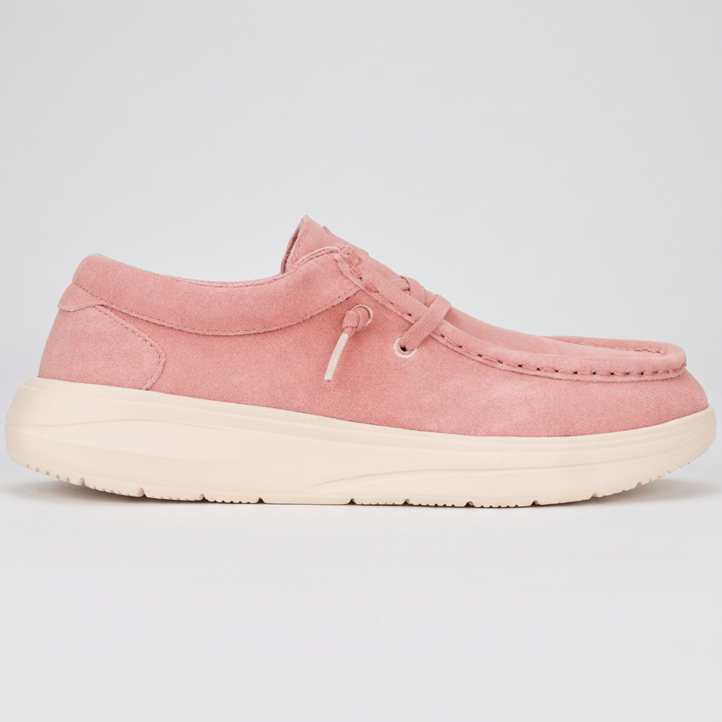 Soft Suede Comfort Lace Up Walking Shoes For Women