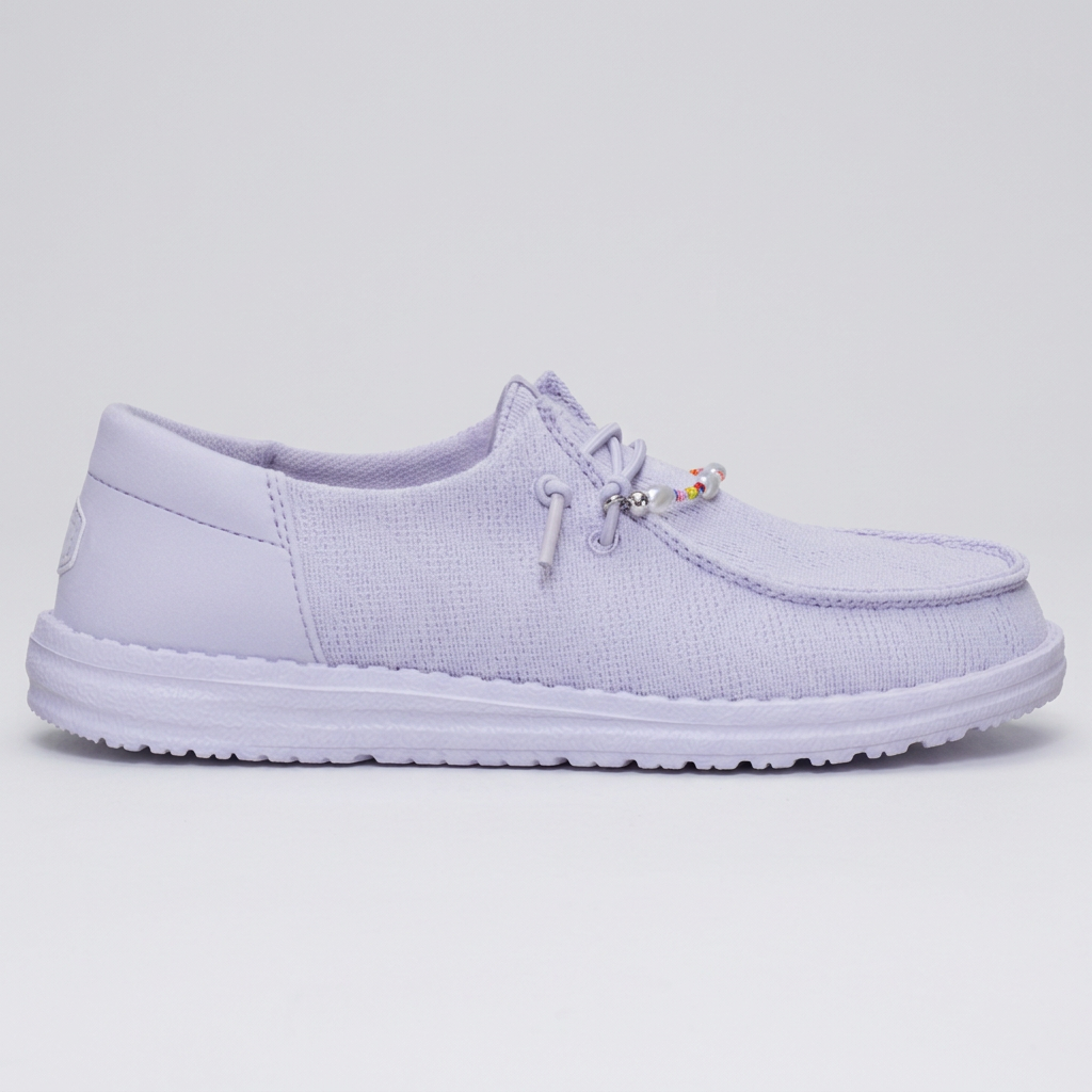 Funk Mesh Beaded Lace Casual Shoes For Women