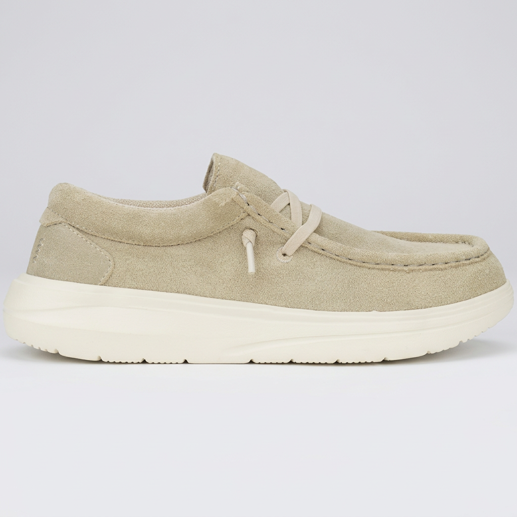 Soft Suede Comfort Lace Up Walking Shoes For Women