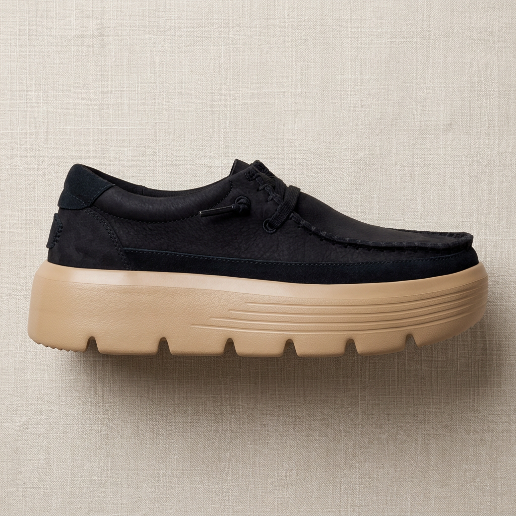 Austin Edge Ox Nubuck Platform Shoe