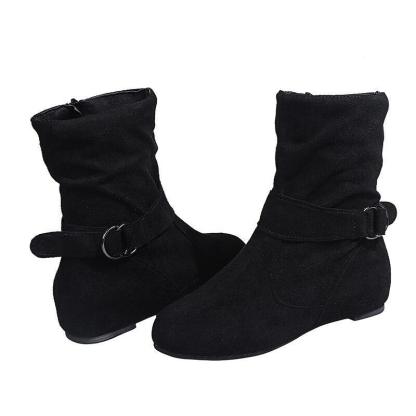 Non Slip Warm Snow Boots With Plush Lining And Rubber Outsole-The Boston Boots