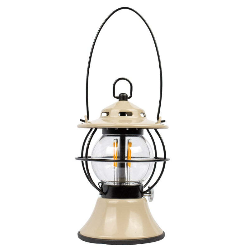 LED Retro Outdoor Camping Lantern Rechargeable Tent Light-USA Camp Zone