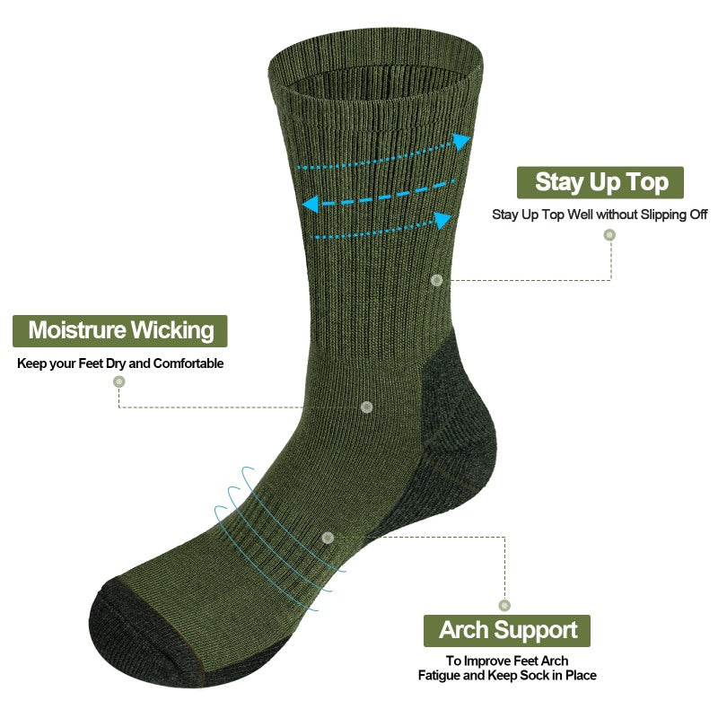 Thermal Work Boot Sports Hiking Socks-USA Camp Zone