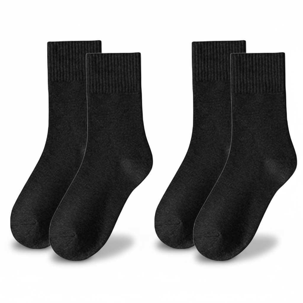 Pack Of 2 Bamboo Mini Crew Socks