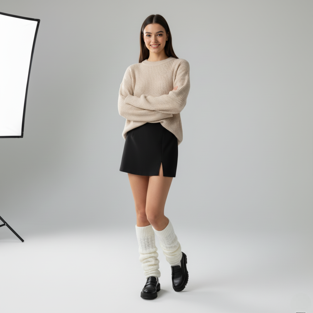 Cozy Warm Socks for Women and Girls in Gothic Style