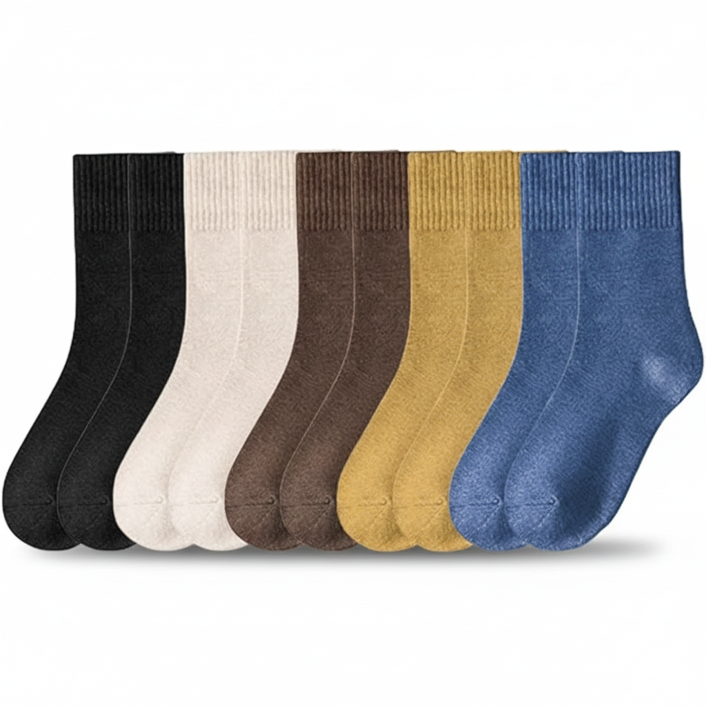 Pack Of 5 Bamboo Mini Crew Socks