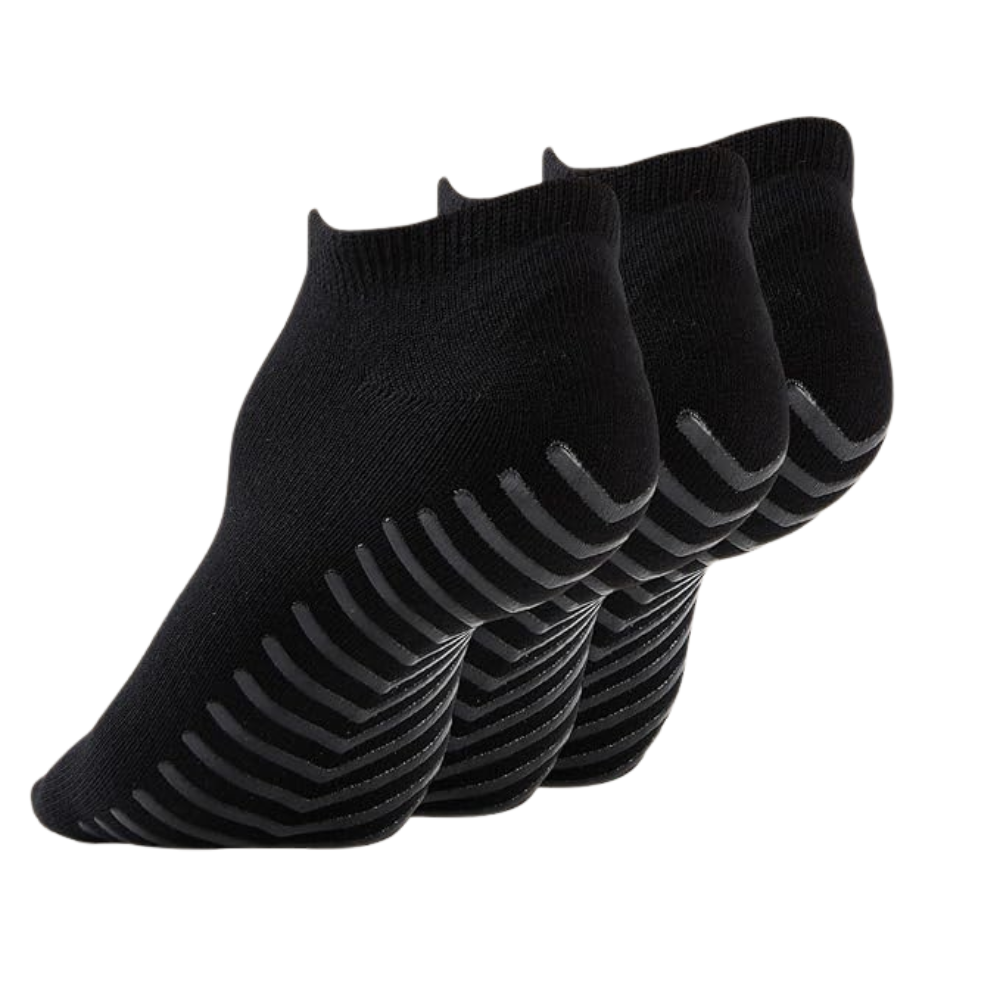 3 Pairs Grip Socks Non Slip For Yoga Pilates And Barre