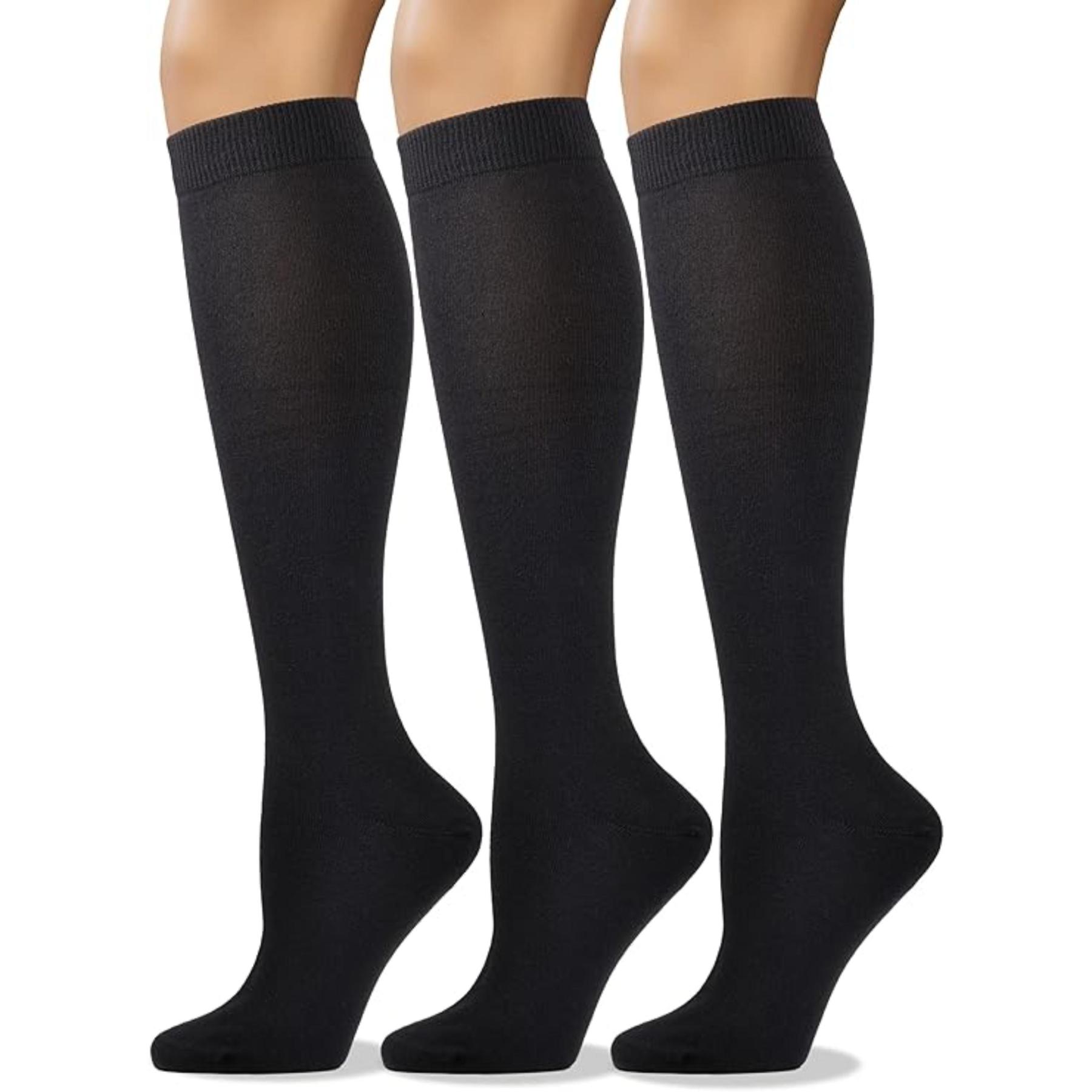 Women Soft Combed High Long Seamless Socks