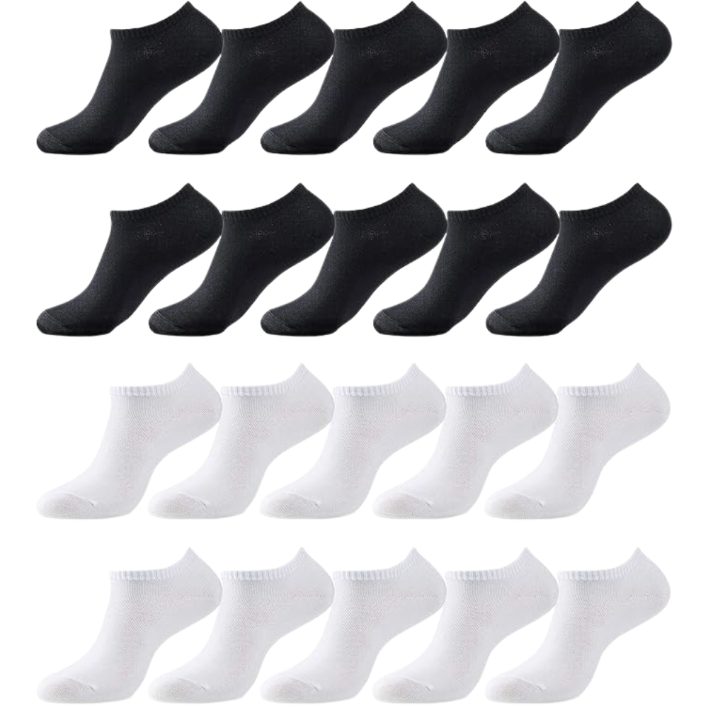 Multipack Of Thin Cotton Low Cut Socks 