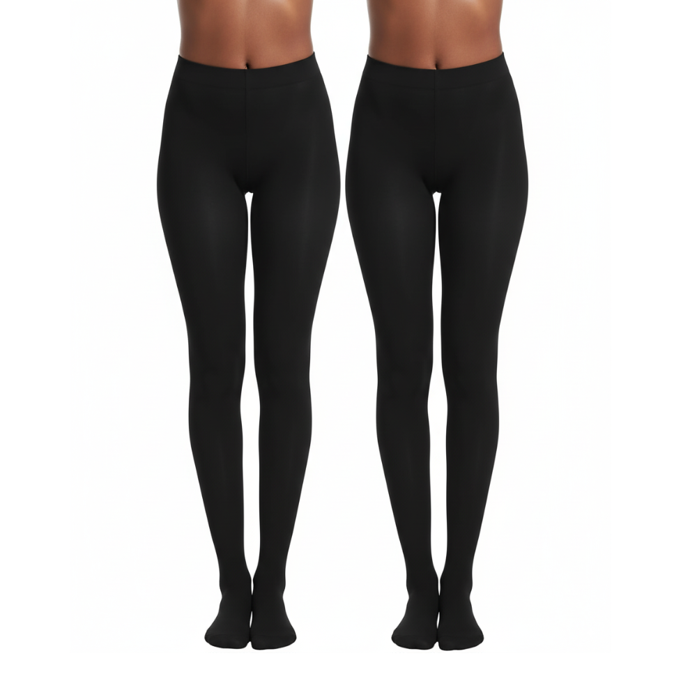 Pack Of 2 Women Super Opaque Control Top Tights