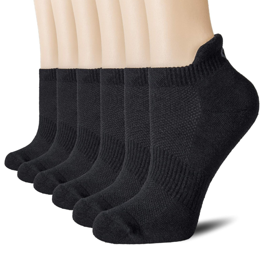 6 Pairs Men and Women Ankle Low Cut Athletic Sports Running Socks