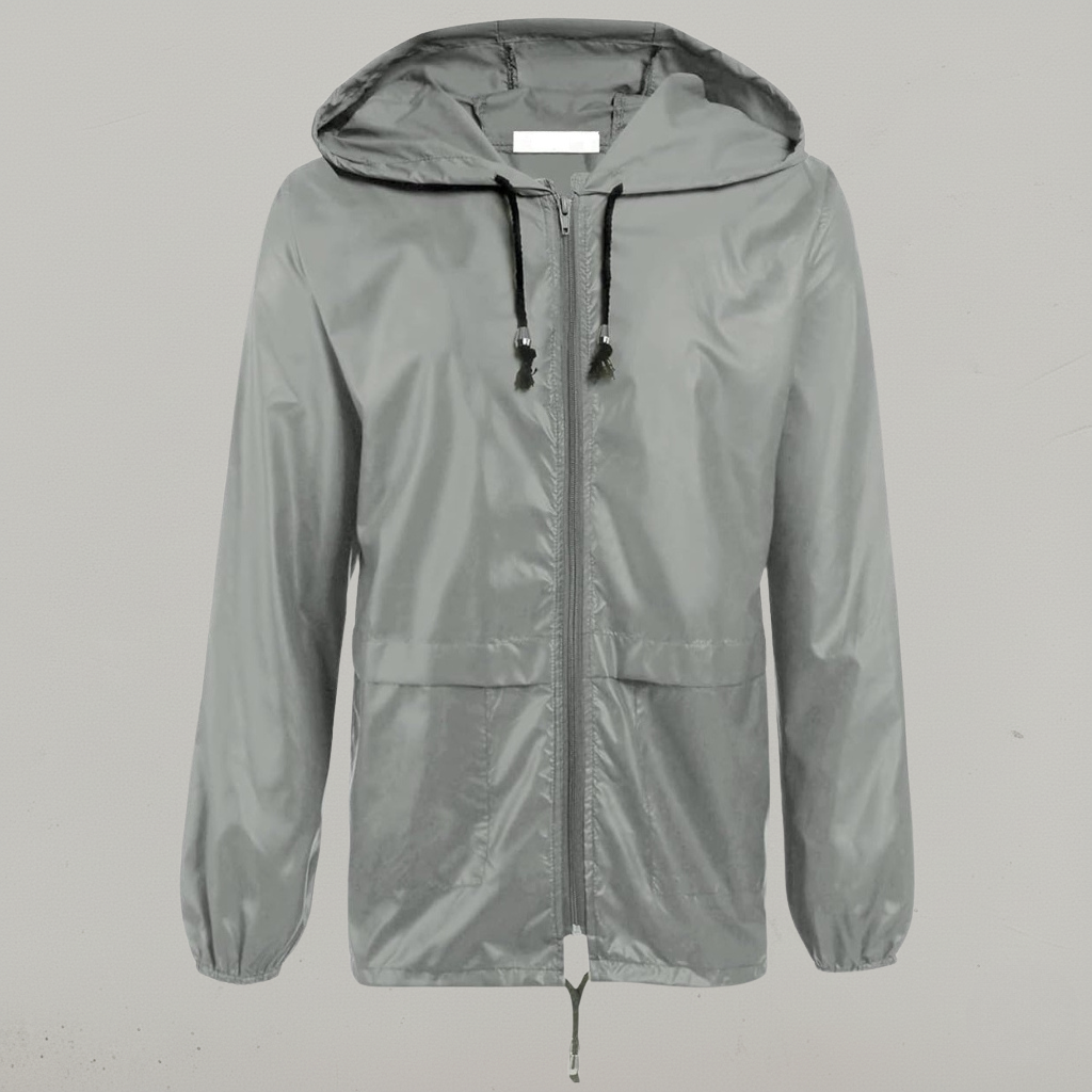 Men Packable Waterproof Rain Jacket